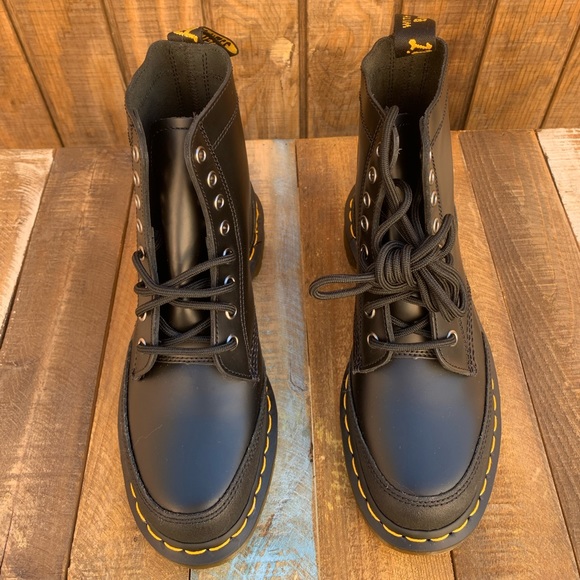 Dr. Martens 1460 Guard Panel Lace Up Boots - Picture 7 of 15